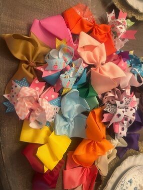 Assorted Kids Hair Bows - Multi Color Pack